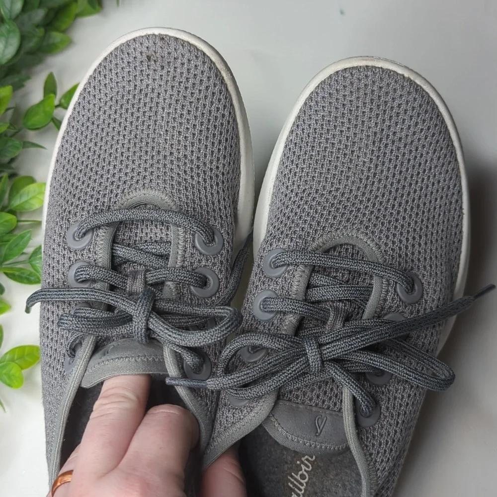 Allbird Trail Runners wool sneaker women's 6 gray